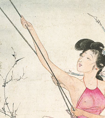 景泰县-胡也佛的仕女画和最知名的金瓶梅秘戏图